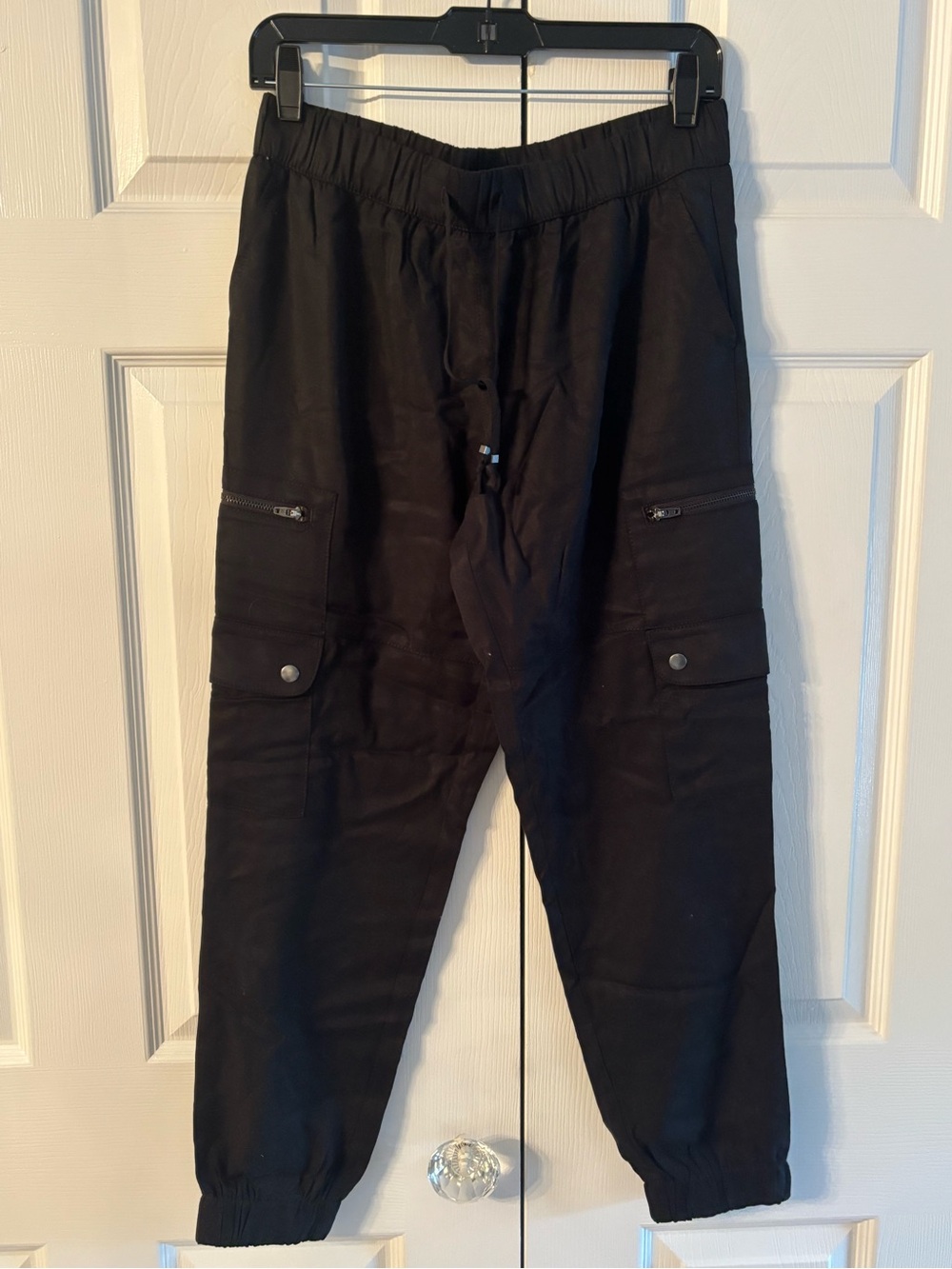 Banana Republic Black Cargo Jogger Pants